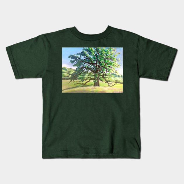 Oak tree 1 Kids T-Shirt by TIMHANCOCKART1